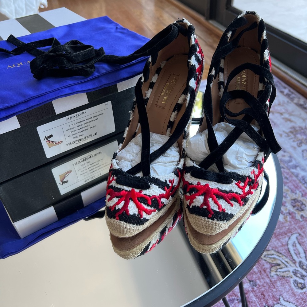 Aquazzura Caroline Wedge Espadrille